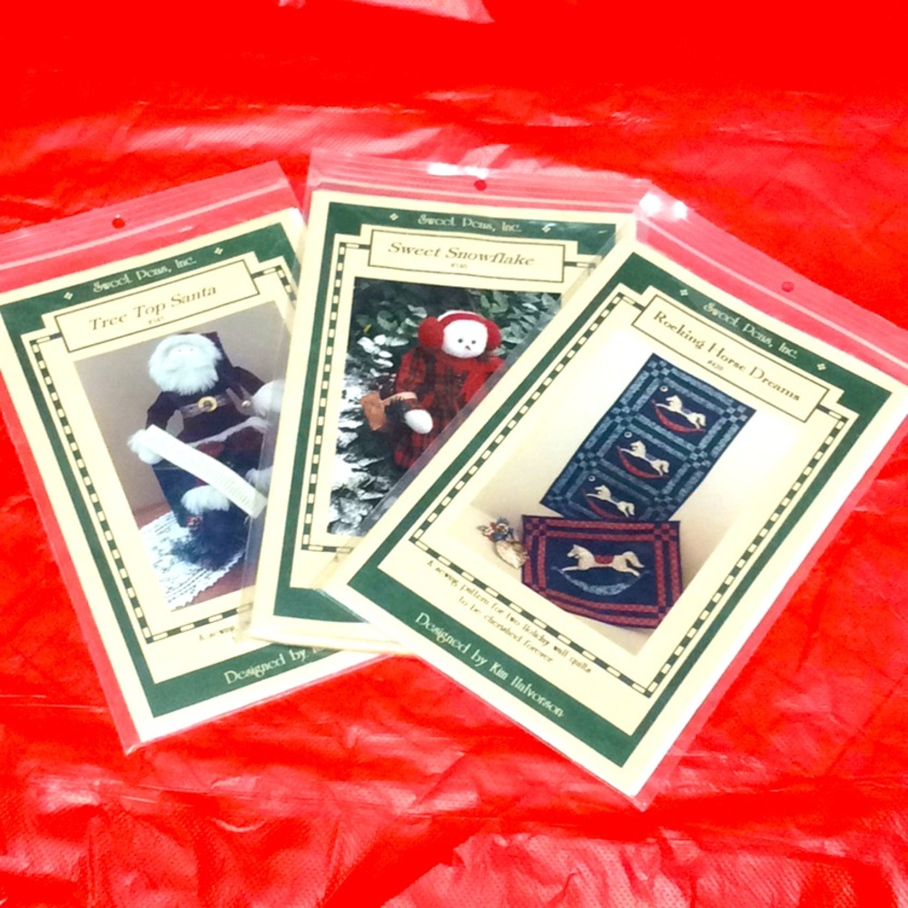 🐞 3 Holiday Craft Patterns | 2 Dolls 1 Wall Quilt